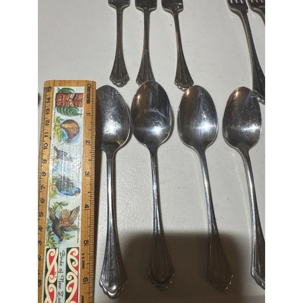 Oneida Community Morning Star Stainless Flatware 13 Piece Set Knives Forks Spoon